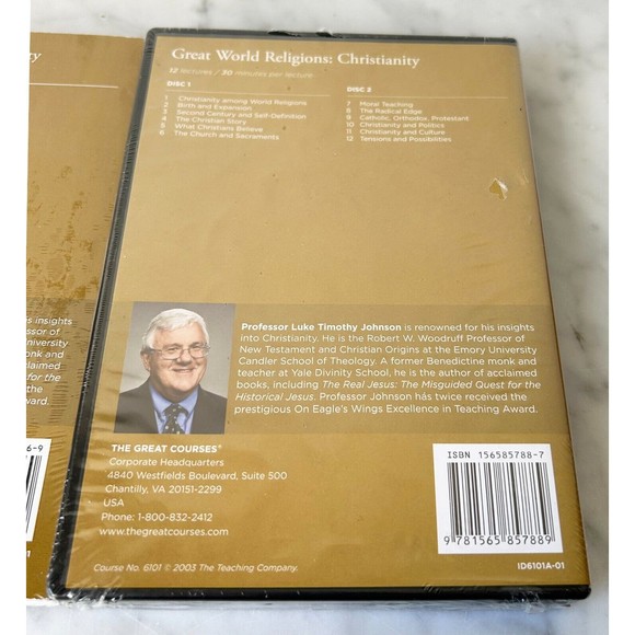 Great Courses Great World Religions-Christianity DVDs-Guidebook-Transcript Book - Picture 7 of 7